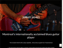 Tablet Screenshot of jimmyjamesband.com